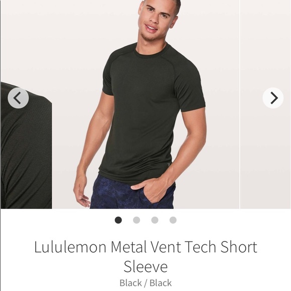 lululemon athletica Other - Lululemon size XL men’s metal vent tech short sleeve black